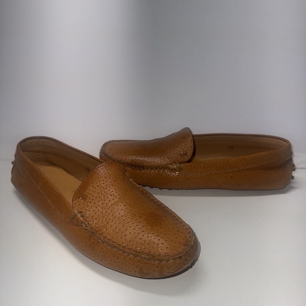 TOD’S MOCASSINO LOAFER AUTENTIC SIZE 10 US 40 EUR Moccasins Slip On Shoes Tan